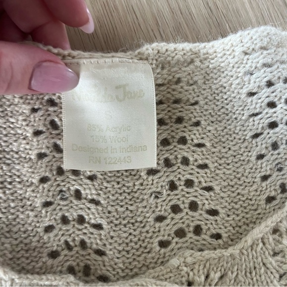 Matilda Jane Sweater Dress Jumper Sleevless Tan Knit Wool Small - Picture 6 of 9